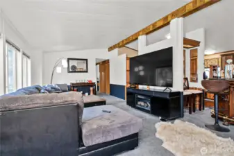 The cozy, open living floor plan has plenty of space for all your favorite furniture—or can stay airy and open if you love a minimalist touch.
