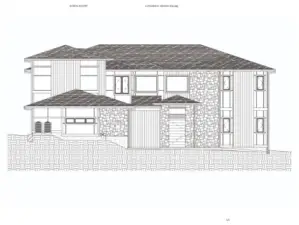 Current plans for 6000+SF Luxury Estate ready for permit submittal.