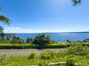 180 degrees view of the Puget Sound from property.
