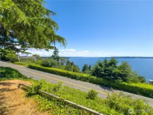 180 degrees view of the Puget Sound from property.