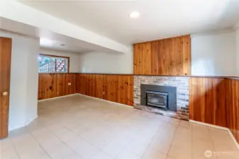 Downstairs family room