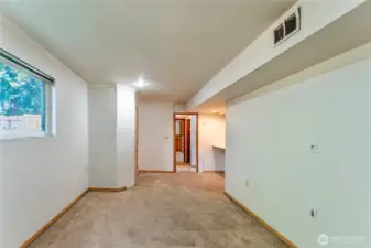 Downstairs bonus room, great for office or 4th bedroom use.