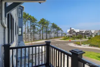 Protected ocean view from balcony