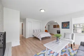 Virtual Staging - Murphy Bed Included in sale