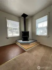 wood stove