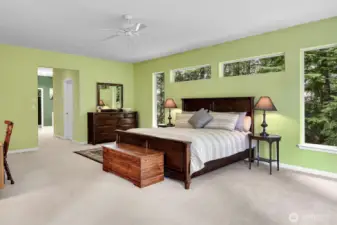 Another view of Primary Bedroom, that is a King bed
