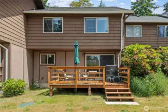 Newer back deck, ready for summer fun!
