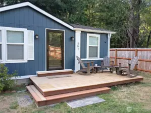 New cedar front porch