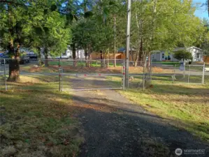 Driveway to the road