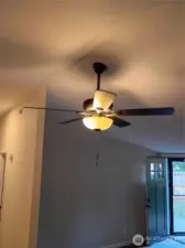Modern lighting and fan
