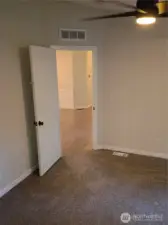 Master opposite other rooms