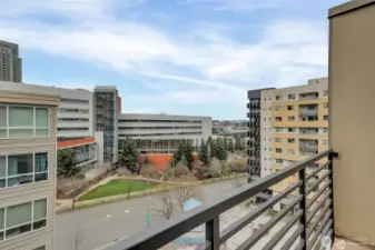 Bright & airy top-floor condo with a spacious balcony for fresh air & views!
