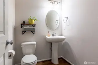 Main level half bath