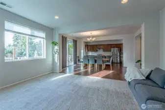 Extra large windows and extra wide sliding door