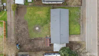 Level, fenced 7,500 sq ft lot.