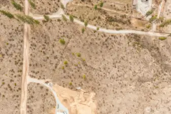 Aerial view of property.