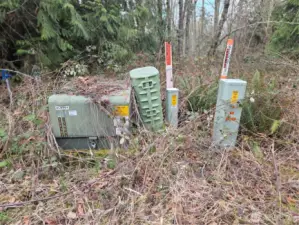 Power and water are at the lot front