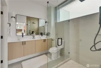 Master bath double vanity