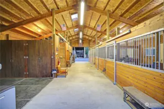 Pride of ownership! Barn has 4 stalls, live in Tack room, full bathroom, washing station, and so much more!