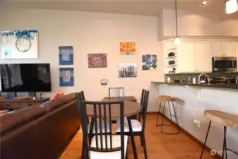 Breakfast nook and dining area