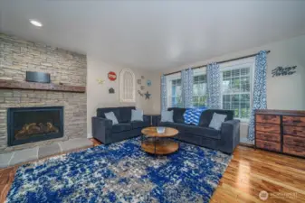 Formal Livingroom with gas fireplace