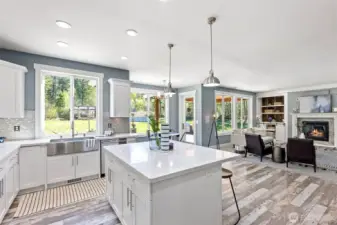 Gourmet kitchen