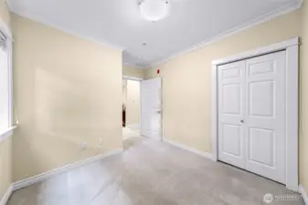 Second bedroom view to entry