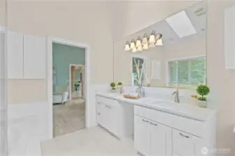 Updated double vanity
