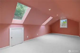 Hidden extra room off of bedroom