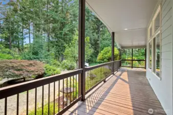 South facing porch