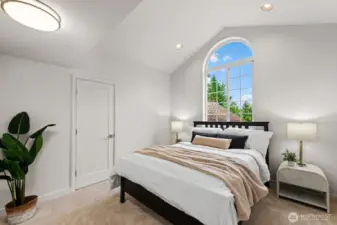 2nd bedroom with walk-in closet