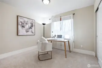 Plenty of options for office or guests as well