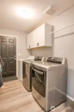 Laundery has extra washer