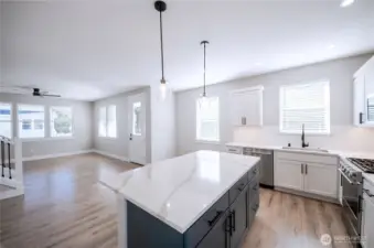 9 foot ceilings, a soft color palette and large windows are the perfect way to have that coastal vibe.