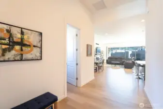 Expansive entry welcomes you into a spacious, light-filled home.