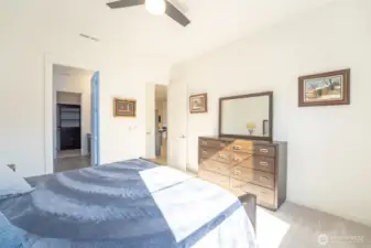 Private, spacious primary suite.
