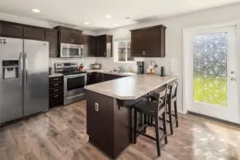 Open concept kitchen