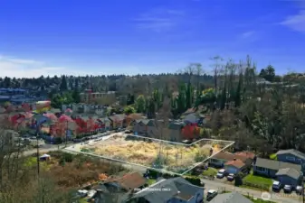 View looking Southeast