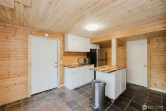 Downstairs kitchen (does not have oven)