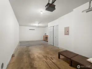 Large 2 car tandem garage!