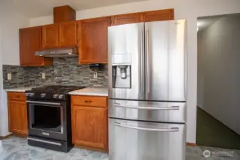 Kitchenaid gas stove with convection stove