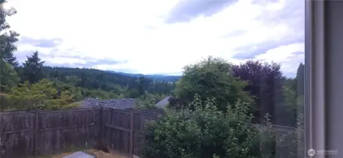 View from primary bedroom
