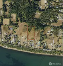 Parcel #P47396 with easement next to 10801 Samish Island Rd.