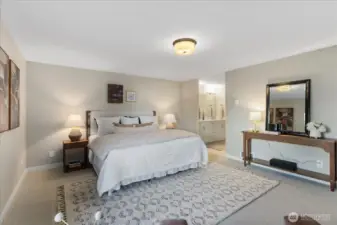 Primary suite is generous