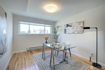 Nice size second bedroom or office.