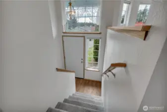 lots of windows to bring in natural light