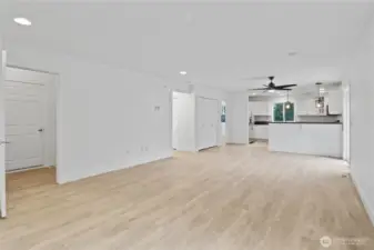 Living Room Next To Kitchen