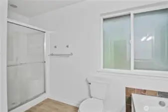 Glass sliding door for Primary Bedroom's Bathroom Shower