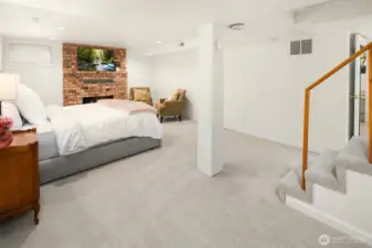 All new carpet downstairs