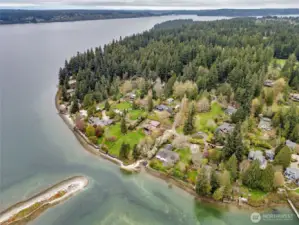 Fox Cove and Fletcher Bay, 400+ Feet of Fox Cove Private Beach. Clams and Oysters